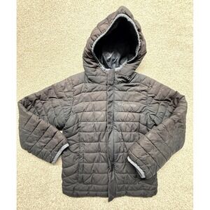 Columbia Kids Puffer Jacket Hooded Quilted Zip Front Black‎ XXS